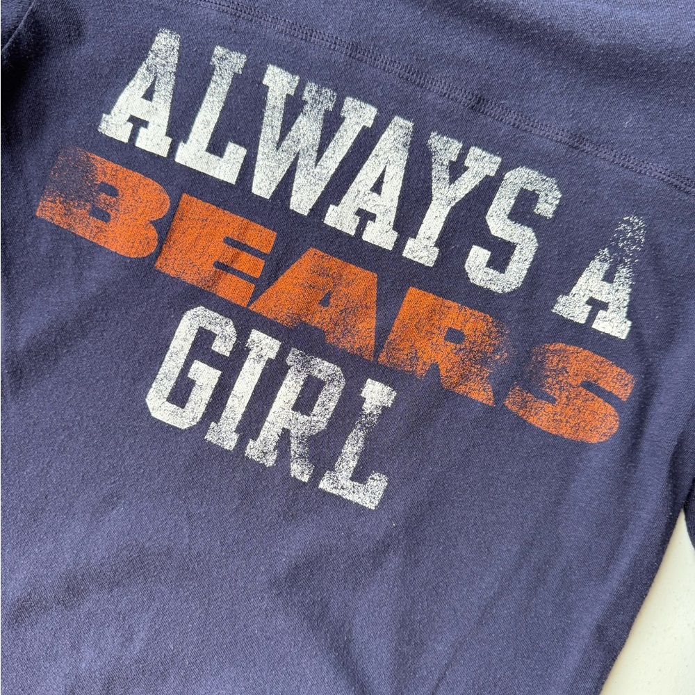 PINK VICTORIA'S SECRET Chicago Bears Long sleeve shirt Vintage Rare Size XS - Picture 6 of 6
